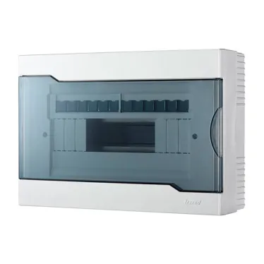 Щит распределительный навесной ЩРН-П-12 пластиковый с прозрачной крышкой