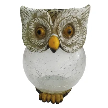 Садовый светильник на солнечной батарее USL-S-813/GT160 OWL Сова 1 светодиод Белый свет 1*АА Ni-Mh аккумулятор в/к IP44
