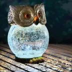 Садовый светильник на солнечной батарее USL-S-813/GT160 OWL Сова 1 светодиод Белый свет 1*АА Ni-Mh аккумулятор в/к IP44