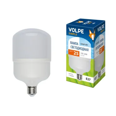 Лампа светодиодная LED 25вт 100-265в E27 4500К