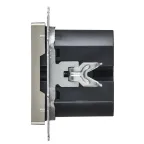 BRITE Розетка USB A+C 45Вт высокоскоростная зарядка РЮ11-2-БрШ шампань IEK