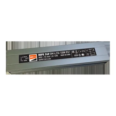 Драйвер для светодиодный ленты BSPS 24V 150Вт диммируемый IP67 JazzWay
