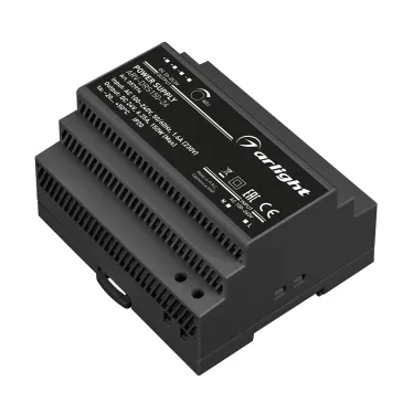 Блок питания ARV-DRS-150-24 (24V, 6.25A, 150W) (ARL, IP20 DIN-рейка 5 лет)