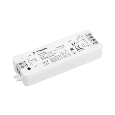 Диммер INTELLIGENT ARLIGHT DALI-PWM-101-72-1G-D2-DRI-PS-SUF White (12-48V, 1x8A) (ARL, IP20 Пластик, 5 лет)