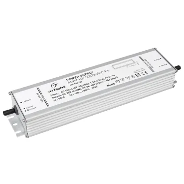 Блок питания ARPV-UH-50320-PFC-FV (24V 240W, 36-48V 320W, 10A) (ARL, IP67 Металл, 7 лет)