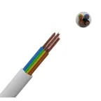                  Провод ПВС 3х2,5+1х2,5 ГОСТ белый на барабане
               