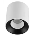Светильник накладной IP20 10 Вт GU5.3 LED бело-черн./бел. пластик DENKIRS DK3090-WB+WH