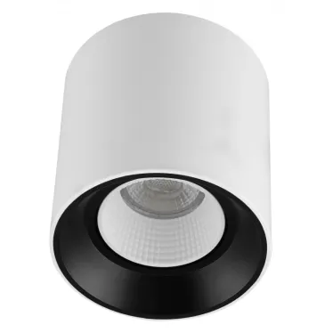Светильник накладной IP20 10 Вт GU5.3 LED бело-черн./бел. пластик DENKIRS DK3090-WB+WH