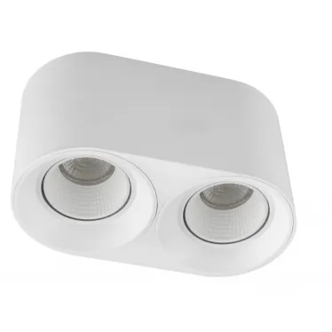 Светильник накладной IP20 10 Вт GU5.3 LED бел./бел. пластик DENKIRS DK3096-WH