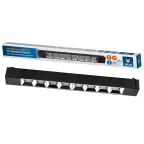 Светильник-прожектор ULB-Q282 20W/4000K BLACK светодиодный трековый Линейный 1600 Лм Белый свет (4000К) Корпус черный ТМ Volpe