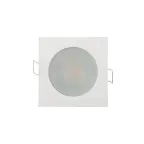 Светильник встраиваемый влагозащ. IP44 50 Вт GU10 бел. алюм. DENKIRS DK3014-WH