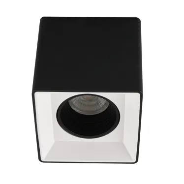 Светильник накладной IP20 10 Вт GU5.3 LED черн.-бел./черн. пластик DENKIRS DK3080-BW+BK