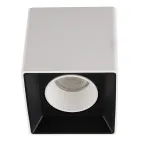 Светильник накладной IP20 10 Вт GU5.3 LED бело-черн./бел. пластик DENKIRS DK3080-WB+WH