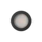 Светильник встраиваемый влагозащ. IP44 50 Вт GU10 черн. алюм. DENKIRS DK3012-BK