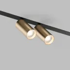 Светильник акцентный SMART SPOT DOUBLE 2х9 Вт DIM 3000 К-6000 К матов. зол. с черн. DENKIRS DK8012-BG