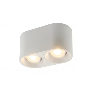Светильник накладной IP20 10 Вт GU5.3 LED бел. пластик DENKIRS DK3036-WH