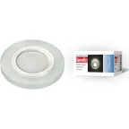                  Светильник декор.встр Luciole DLS-L112 GU5.3 CHROME/MATT CLEAR GU5.3 доп.LED подсветка 3Вт металл/стекл. Хром/мат+прозр | UL-00000365 | Fametto
               