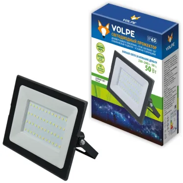 Прожектор светодиодный ULF-Q513 50W/GREEN IP65 220-240В BLACK  50вт, зеленый свет, черный | UL-00005816 | Volpe
