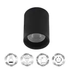 Светильник накладной IP20 10 Вт GU5.3 LED черн. пластик DENKIRS DK3110-BK