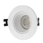 Светильник встраиваемый IP20 10 Вт GU5.3 LED бел./бел. пластик DENKIRS DK3061-WH