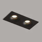                  Светильник встраиваемый IP20 50 Вт GU10 черн. алюм. DENKIRS DK2122-BK
               