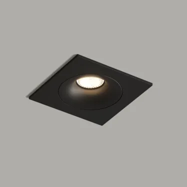 Светильник встраиваемый IP20 50 Вт GU10 черн. алюм. DENKIRS DK2121-BK