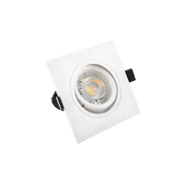 Светильник встраиваемый IP20 10 Вт GU5.3 LED бел. пластик DENKIRS DK3021-WH