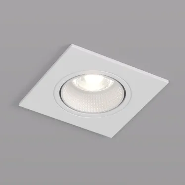 Светильник встраиваемый IP20 10 Вт GU5.3 LED бел./бел. пластик DENKIRS DK3071-WH