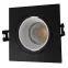 Светильник встраиваемый IP20 10 Вт GU5.3 LED черн./бел. пластик DENKIRS DK3071-BK+WH