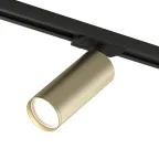                  Светильник трековый IP20 15 Вт GU10 матов. зол. с черн. алюм. DENKIRS DK6202-BG
               