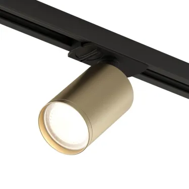 Светильник трековый IP20 15 Вт GU5.3 матов. зол. с черн. алюм. DENKIRS DK6201-BG
