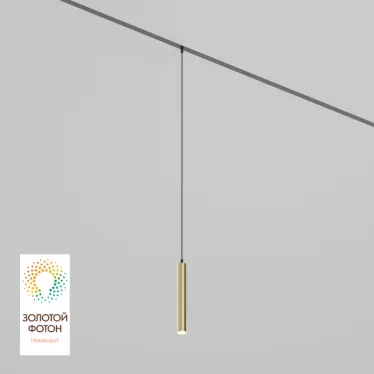 Светильник подвесной SMART HANG 9 Вт DIM 2700 К-6000 К матов. зол. с черн. DENKIRS DK8008-BG
