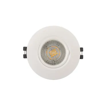 Светильник светодиодный встраиваемый DK3028-WH , IP20, 10Вт, GU5.3, LED, белый, пластик | DK3028-WH | DENKIRS