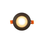                  Светильник светодиодный встраиваемый DK3016-BK влагозащищенный IP 65, 50Вт, GU10, черный, алюминий | DK3016-BK | DENKIRS
               