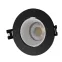 Светильник встраиваемый IP20 10 Вт GU5.3 LED черн./бел. пластик DENKIRS DK3061-BK+WH