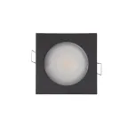                  Светильник встраиваемый влагозащ. IP44 50 Вт GU10 черн. алюм. DENKIRS DK3015-BK
               