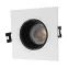 Светильник встраиваемый IP20 10 Вт GU5.3 LED бел./черн. пластик DENKIRS DK3071-WH+BK