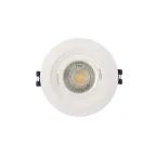                  Светильник светодиодный встраиваемый DK3029-WH , IP20, 10Вт, GU5.3, LED, белый, пластик | DK3029-WH | DENKIRS
               