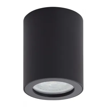 Светильник накладной влагозащ. IP44 15 Вт GU10 черн. алюм. DENKIRS DK3007-BK