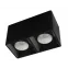 Светильник накладной IP20 10 Вт GU5.3 LED черн./хром пластик DENKIRS DK3085-BK+CH