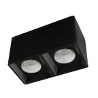 Светильник накладной IP20 10 Вт GU5.3 LED черн./хром пластик DENKIRS DK3085-BK+CH
