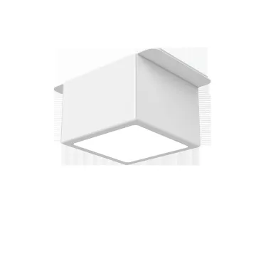 Светильник светодиодный DL-Grill CRI90 для потолка Грильято 75х75 мм с шириной ламели 15 мм 10 Вт 3000 К 60x60x60 мм RAL9003 белый муар диммируемый по протоколу DALI