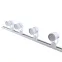UBL-Q321 GU10/K WHITE SET41 Светильник-прожектор трековый, в составе набора из 4шт, на шинопроводе 1м, с коннектором. Под лампу GU10. Корпус белый. ТМ Volpe