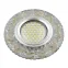 Светильник декор.встр Luciole DLS-L146 GU5.3 GLASSY/GOLD GU5.3 доп.LED подсветка 3Вт, стекл,зерк./прозр.+светло-желтый. | UL-00003894 | Fametto