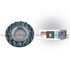 Светильник декор. встраив., серия Peonia DLS-P107 GU5.3 CHROME/SMOKE+CLEAR GU5.3 металл/стекло. хром/дымчато-белый+прозр | 10635 | Fametto