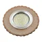 Светильник декор.встр Luciole DLS-L140 GU5.3 GLASSY/TEA GU5.3 доп.LED подсветка 3Вт, стекл,зерк./светло-коричневый. | UL-00003876 | Fametto