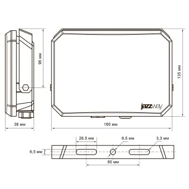 Прожектор светодиодный ДО-100w OPAL 6500K 9000Лм IP65 JazzWay