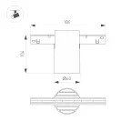 Светильник MAG-ORIENT-AXIO-R60-15W Day4000 (BK, 24 deg, 48V) (ARL, IP20 Металл, 5 лет)
