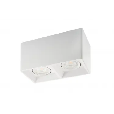 Светильник накладной IP20 10 Вт GU5.3 LED бел. пластик DENKIRS DK3035-WH