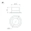 Светильник MS-BREEZE-BUILT-R82-9W Warm2700 (WH, 85 deg, 230V) (ARL, IP20 Металл, 5 лет)